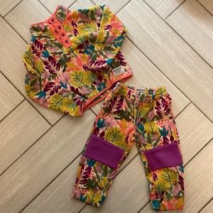 Girls’ Burton spark fleece and pant set